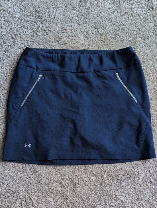 Under Armour Pants - Under Armour Blue golf Athletic Skort with Zip Pocket Accents